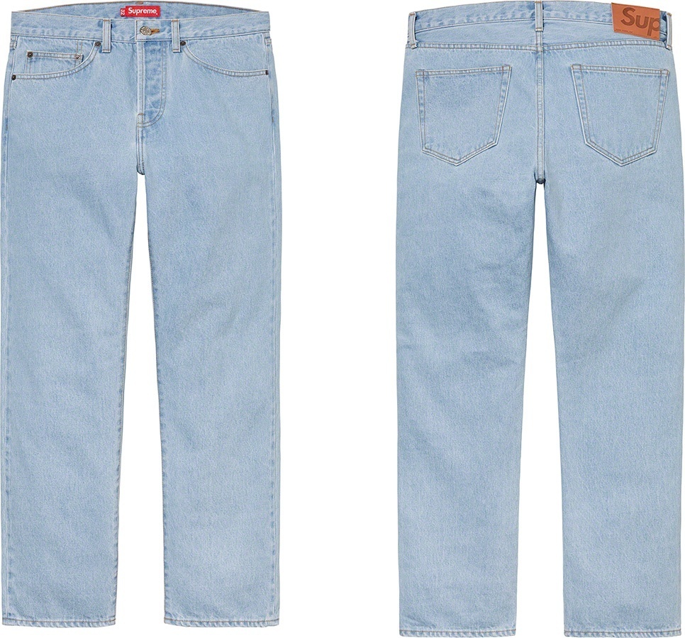Stone Washed Slim Jean